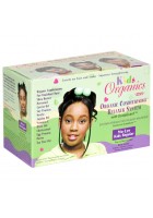Africas Best Kids Organics No-Lye Organic Conditioning Relaxer System with Scalp Guard for Fine to Normal Hair-Kids Regular
